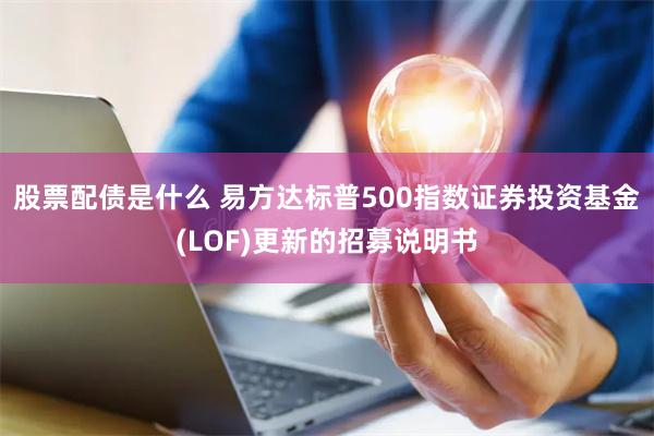 股票配债是什么 易方达标普500指数证券投资基金(LOF)更新的招募说明书