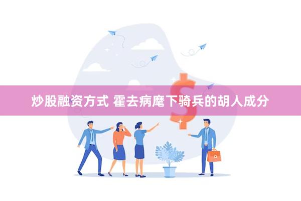 炒股融资方式 霍去病麾下骑兵的胡人成分